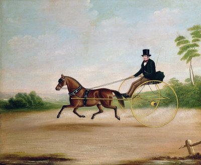 Studio di un gentiluomo in una carrozza da Joseph Clark